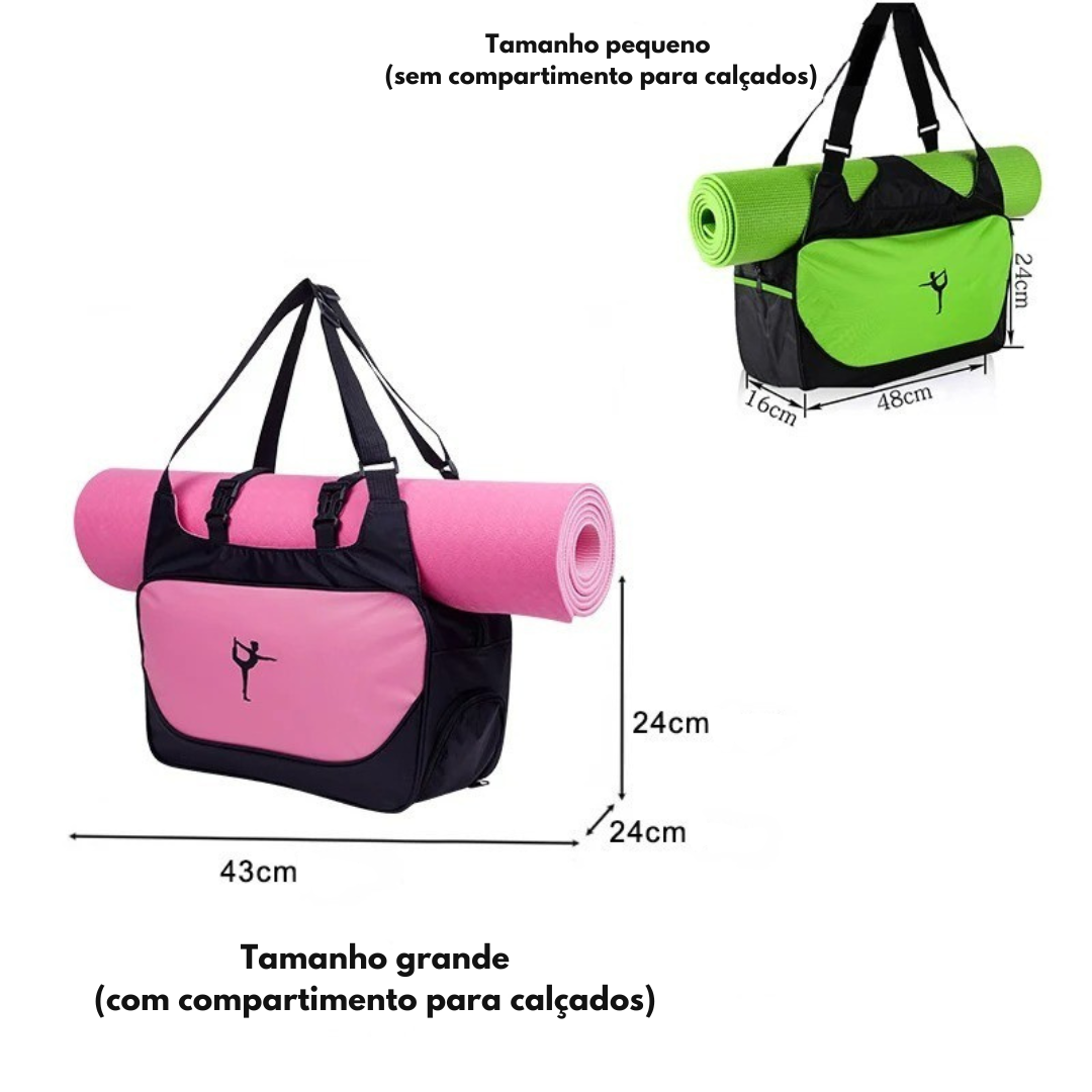 Bolsa Esportiva Yoga Impermeável | Mochila de Yoga