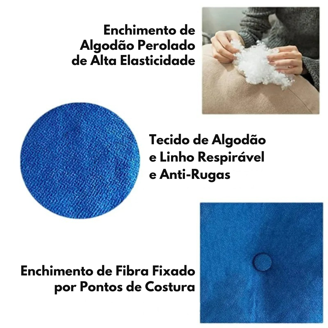 Almofada de chão, almofada meditação, almofada yoga, assento redondo, puff sofá, almofada cadeira, almofada cama