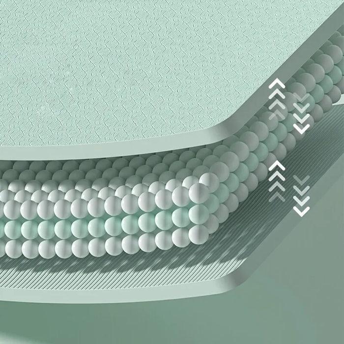 Tapete de Yoga ZenFlow TPE ecológico 10 mm Extra Grosso Resistente a Rasgos - Yogai