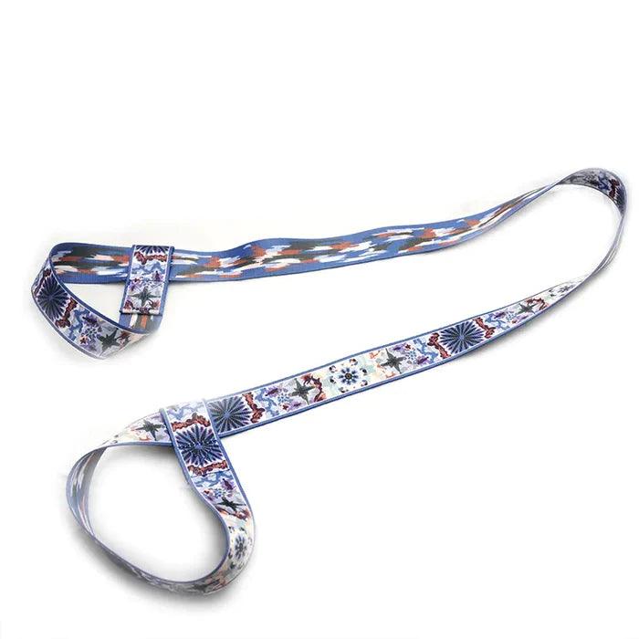 Alça para Tapete de Yoga | Faixa Elástica para Yoga |Ajustável e Estampada - Yogai