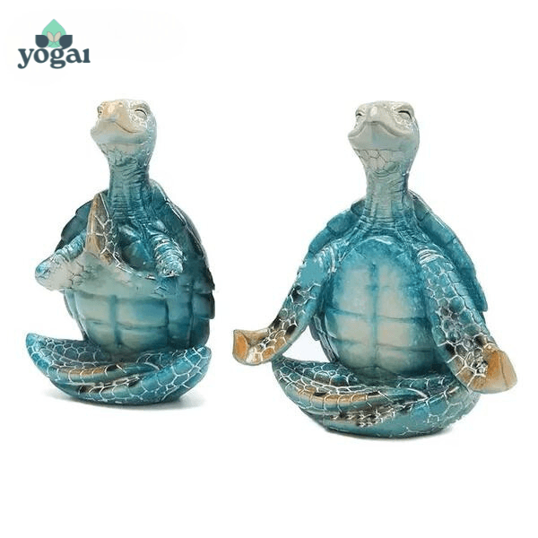 Estatueta de Yoga Tartaruga Meditativa 10cm - Yogai