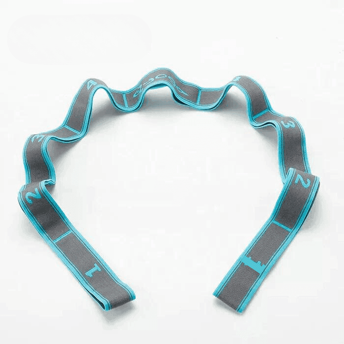 Faixa Elástica para Alongamento Yoga Fitness 9 pilhas 105cm