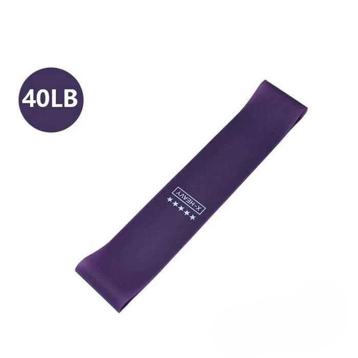 Faixa Elástica Exercícios Perna e Quadril| Yoga Pilates | 5 á 40 LBs de Força