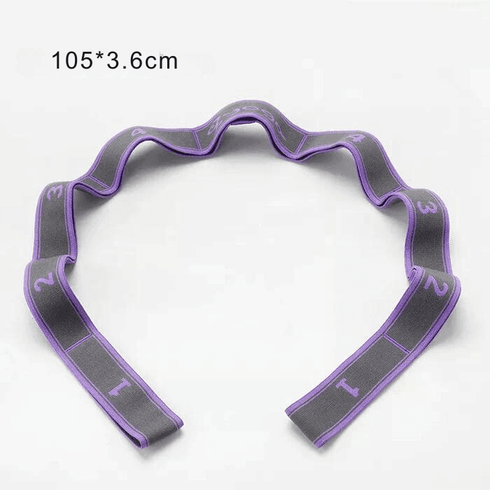 Faixa Elástica para Alongamento Yoga Fitness 9 pilhas 105cm - Yogai