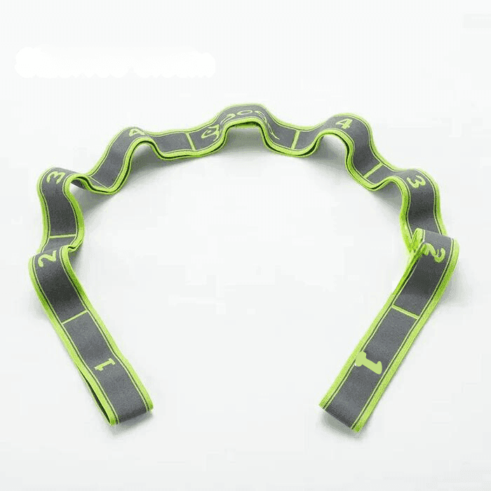 Faixa Elástica para Alongamento Yoga Fitness 9 pilhas 105cm