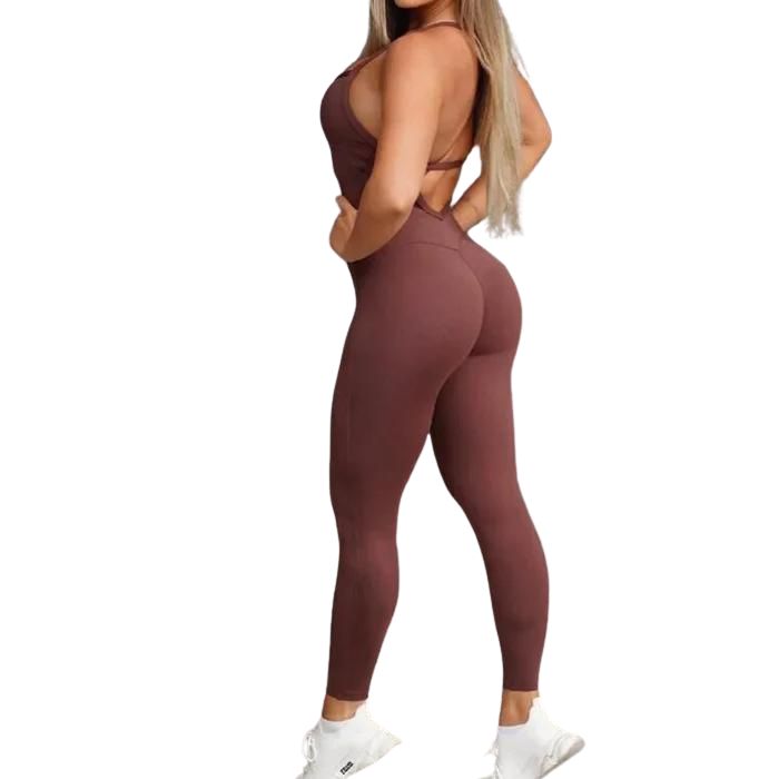 Macacão Legging Yoga Sem Costas hip-lifting | Premium - Yogai