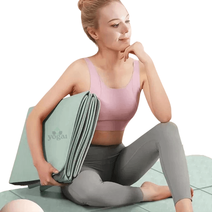 Tapete de Yoga Para Viagem Dobrável Eco amigável TPE Antiderrapante 6mm - Yogai