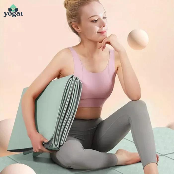 Tapete de Yoga Para Viagem Dobrável Eco amigável TPE Antiderrapante 6mm - Yogai