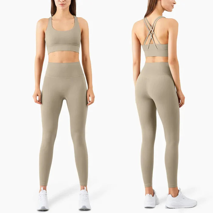Conjunto Legging para Yoga Conforto Premium | Luxo, Cores Solidas - Yogai