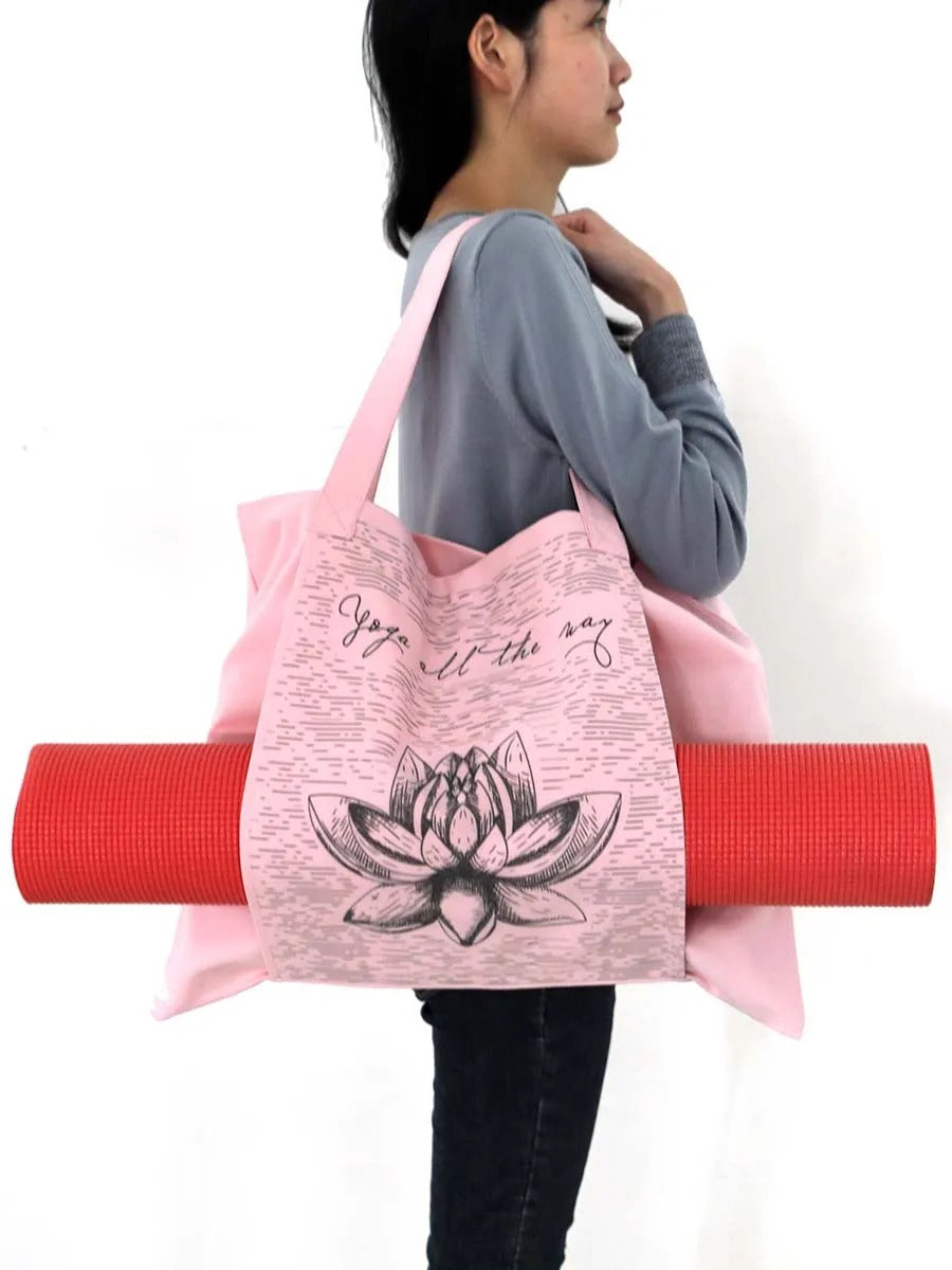 Bolsa tapete yoga, saco yoga, lona de algodão, bolsa durável, acessórios yoga, transporte tapete, bolsa para yoga, armazenamento yoga, bolsa grande