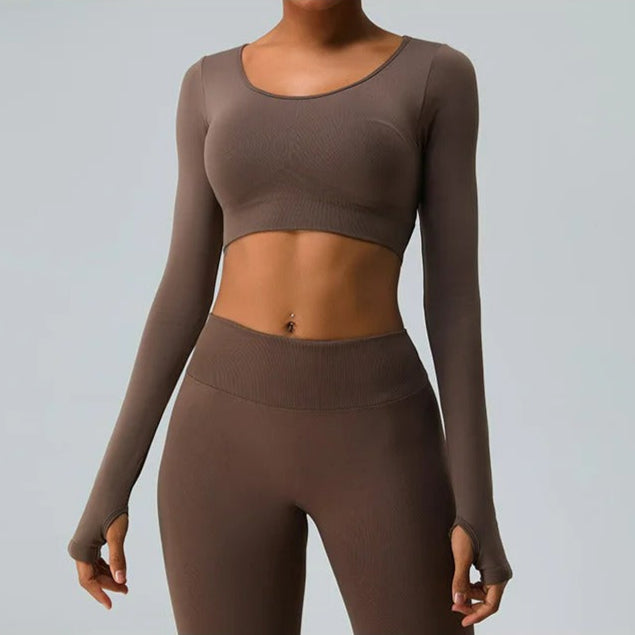 Cropped Fitness Feminino Sem Costas | Para Yoga e Treino Academia