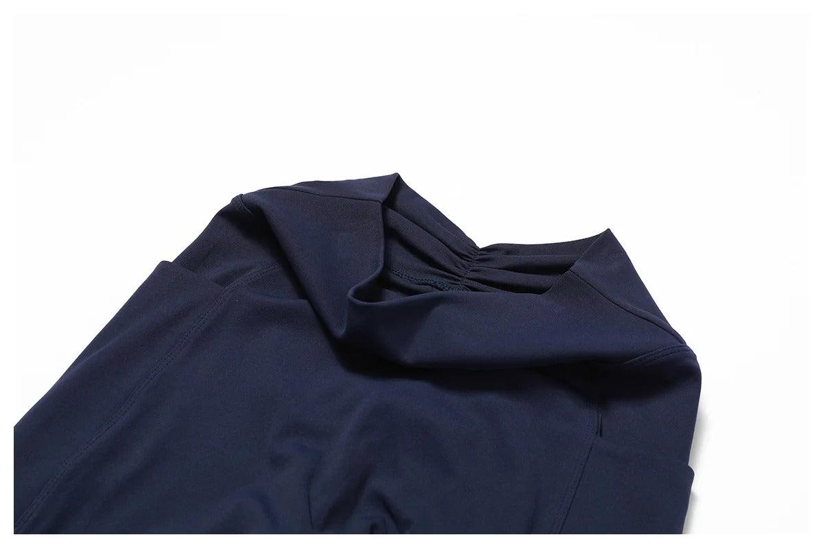 Conjunto Fitness Yoga Feminino 2 Peças | Calça Legging e Top Manga Longa