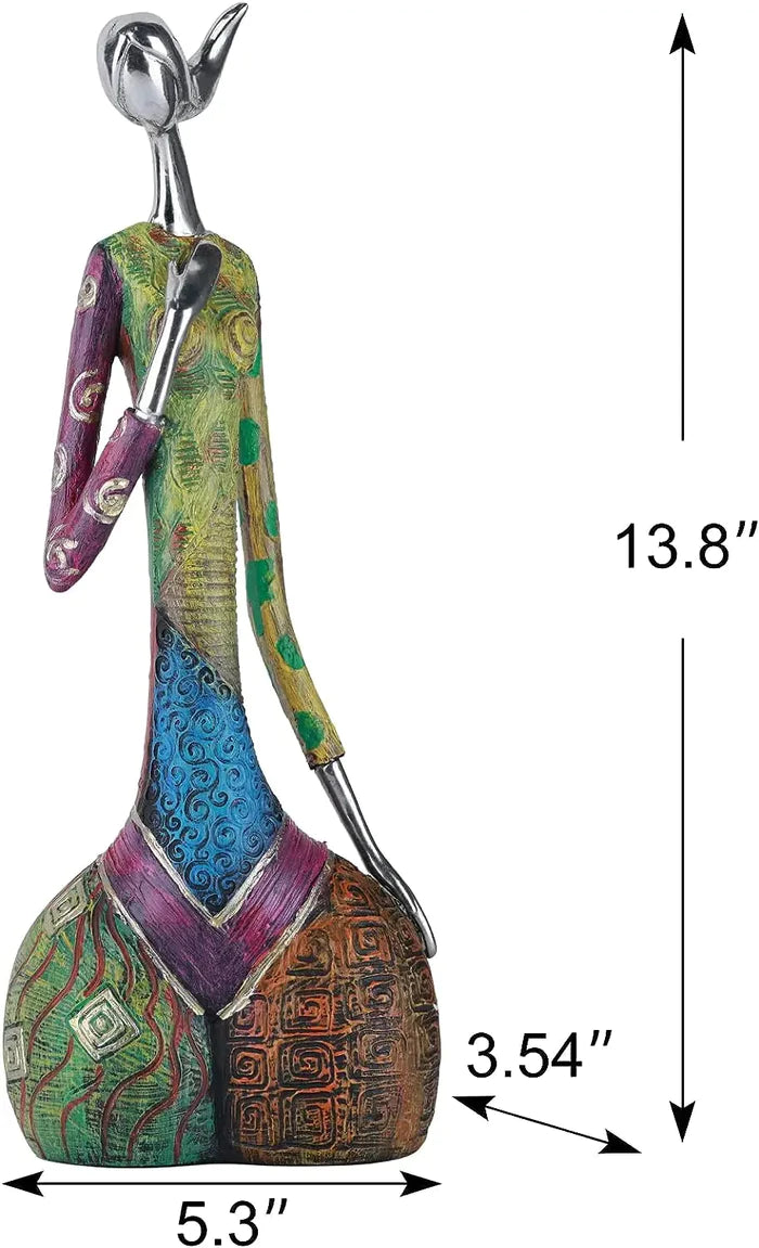 Estatua Minimalista Abstrato Yoga - Yogai