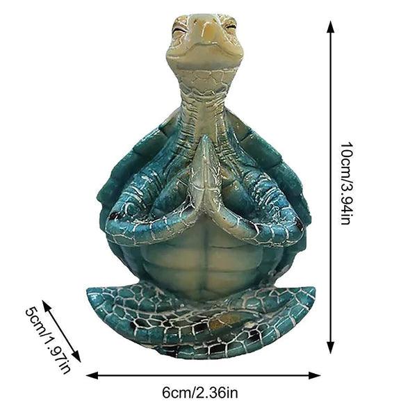 Estatueta de Yoga Tartaruga Meditativa 10cm - Yogai