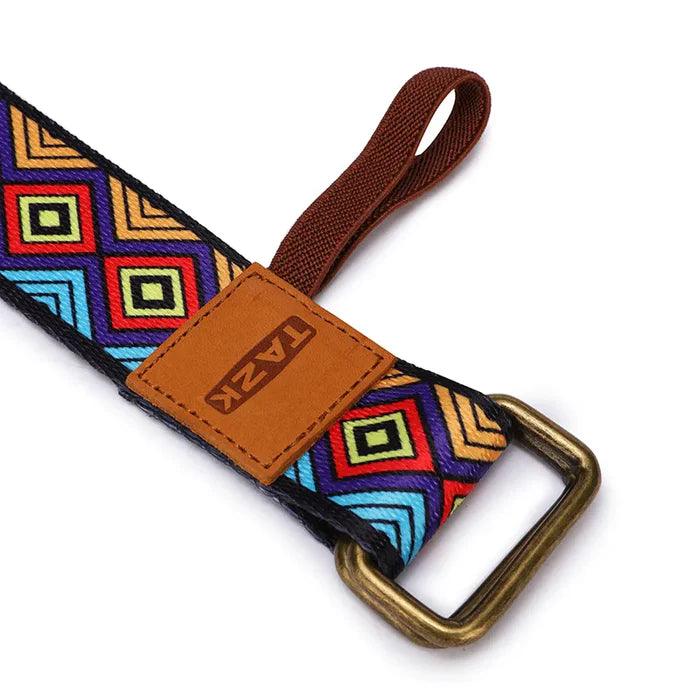 Faixa Alongamento Yoga Estampada Tazk | Cinta Elástica | 183cm - Yogai