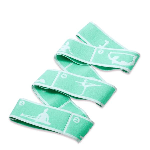 Faixa de Alongamento Yoga Profit com Posições de Yoga| 8 Pilhas 90cm - Yogai