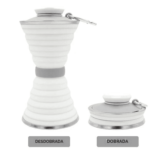 Garrafinha de Água Dobrável Portátil | 500ml - Yogai