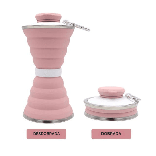 Garrafinha de Água Dobrável Portátil | 500ml - Yogai