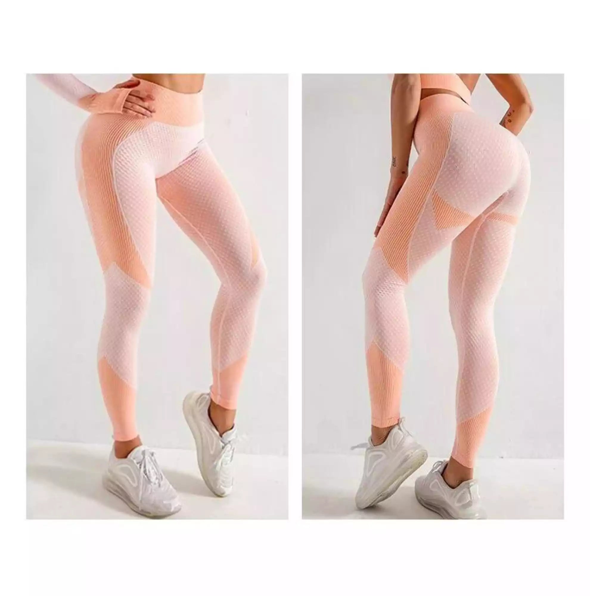 Kit 3 Peças Conjunto Legging Esportiva sem Costura para Yoga - Yogai