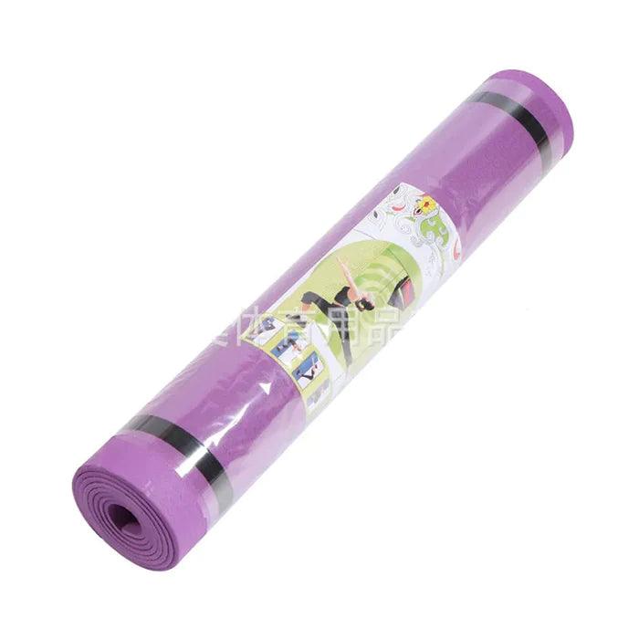 Tapete de Yoga Grosso de 3mm/6mm Para Iniciantes, Antiderrapante EVA, Espuma Confortável - Yogai