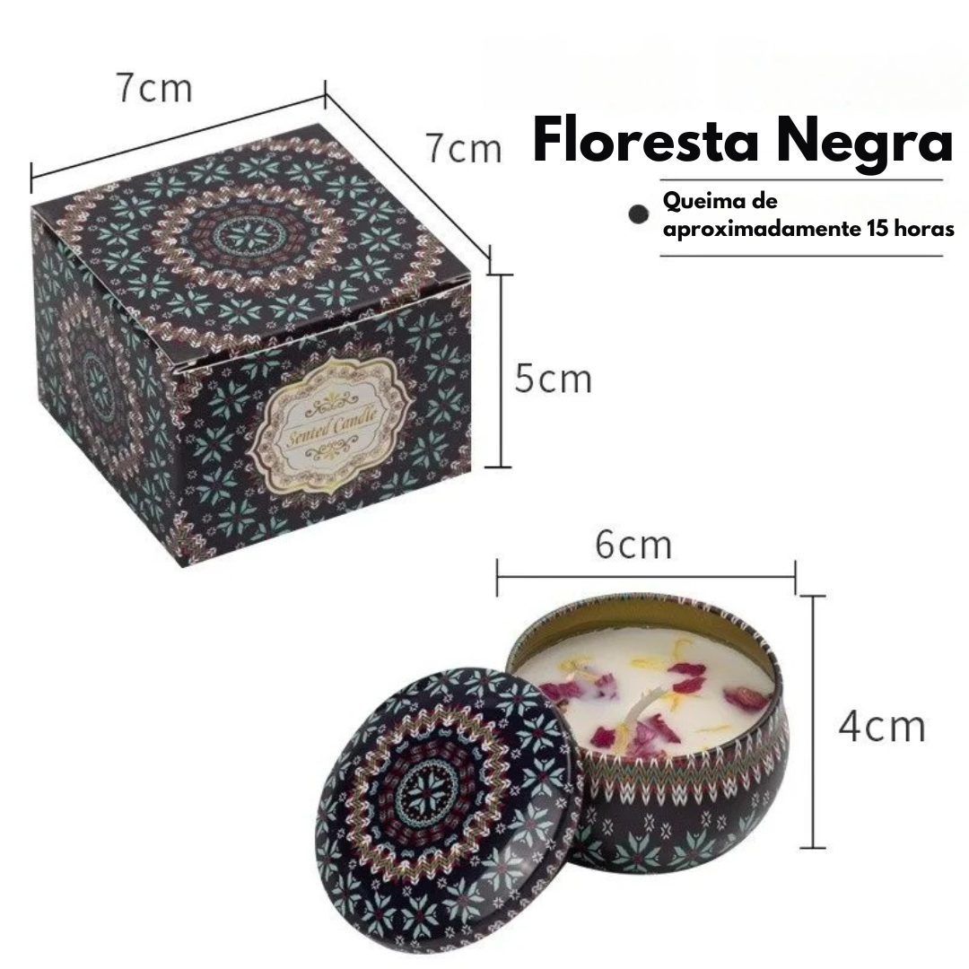 Vela Aromatica Vintage | Decoração e Meditação