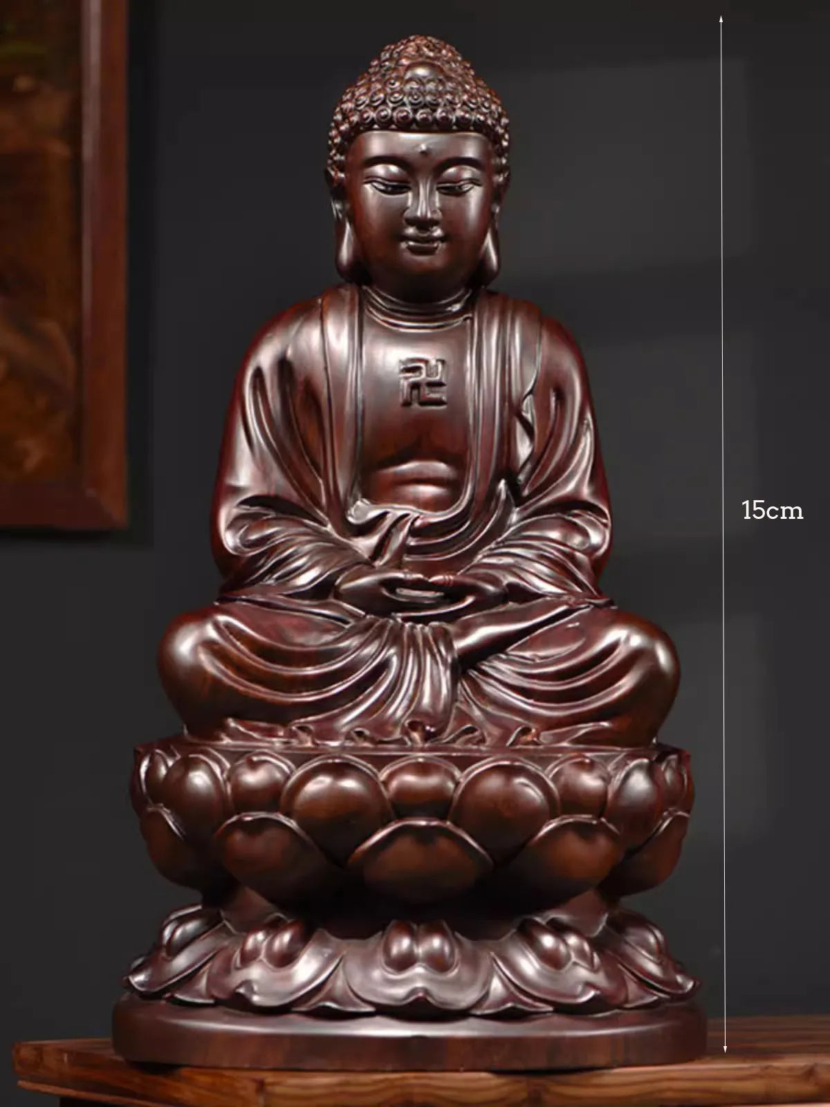 Buda em madeira, escultura de buda, escultura buda, decoração budista, Buda em casa, estatueta de madeira buda, arte budista, 