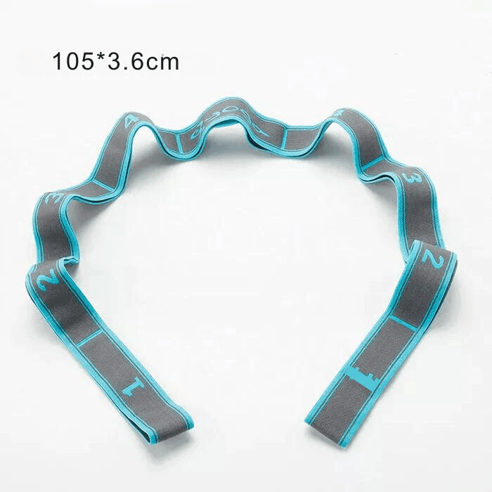 Faixa Elástica para Alongamento Yoga Fitness 9 pilhas 105cm - Yogai