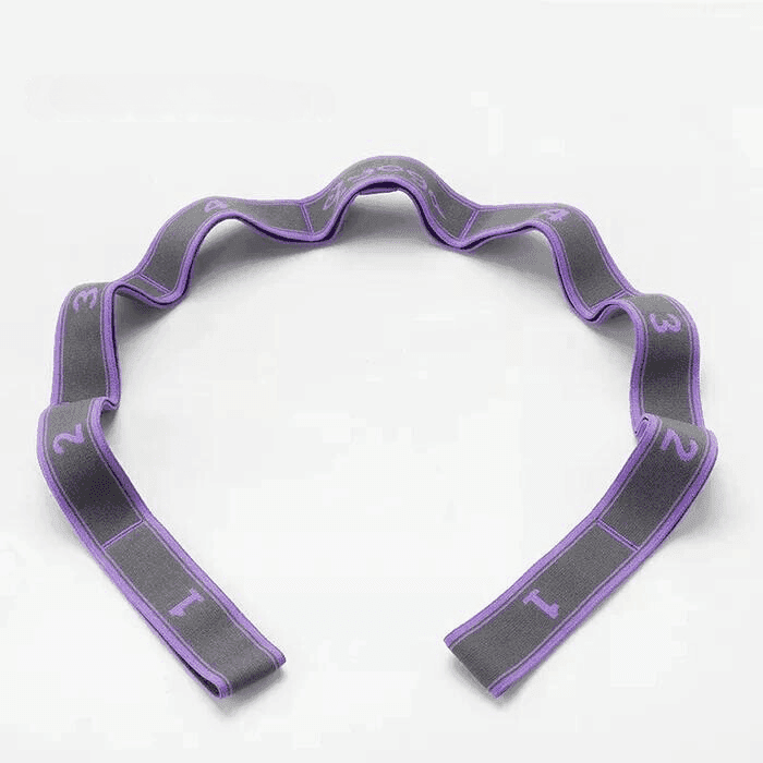 Faixa Elástica para Alongamento Yoga Fitness 9 pilhas 105cm