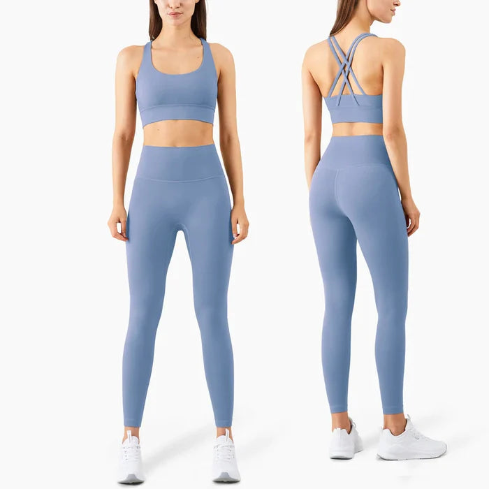 Conjunto Legging para Yoga Conforto Premium | Luxo, Cores Solidas - Yogai
