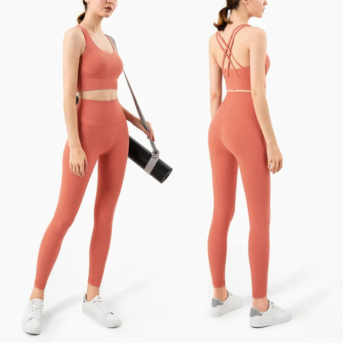 Conjunto Legging para Yoga Conforto Premium | Luxo, Cores Solidas - Yogai