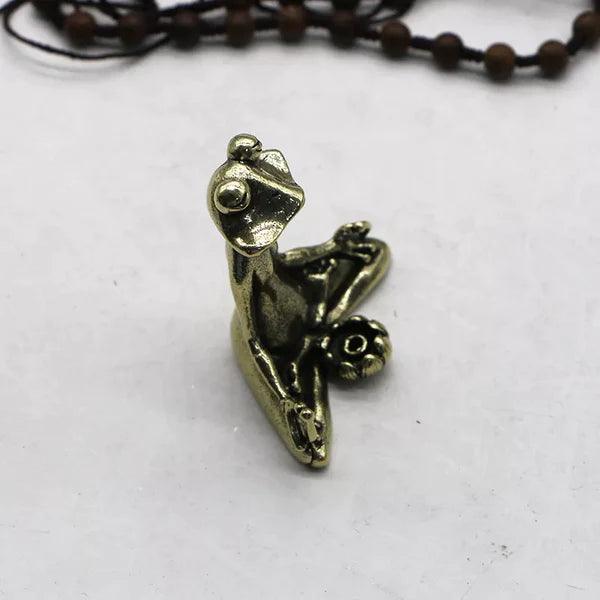 Estatua de Yoga Sapo Budismo | Queimador de Incenso | 5cm - Yogai