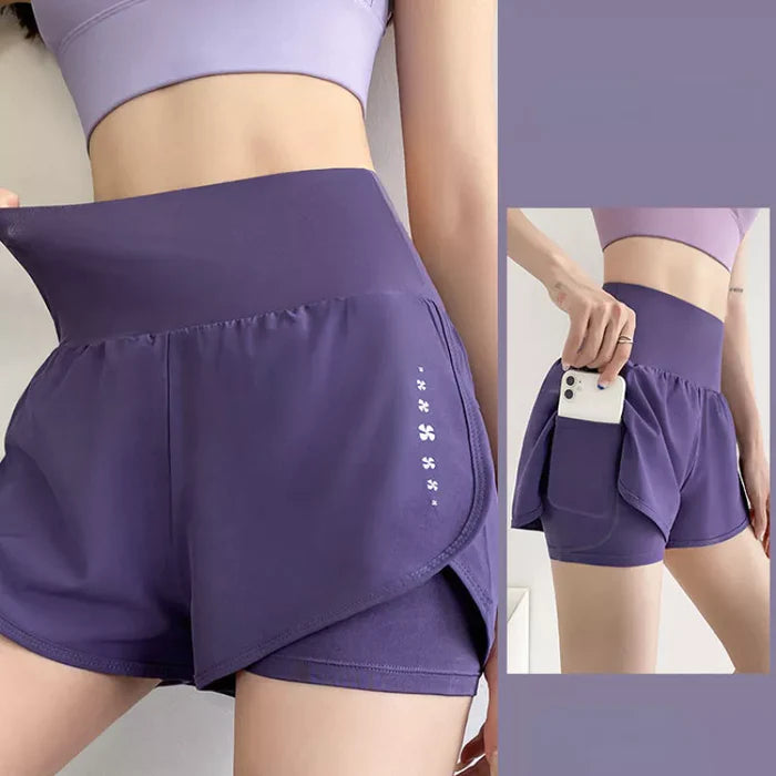 Short Esportivo Yoga com Bolso para celular | Calção para Yoga - Yogai