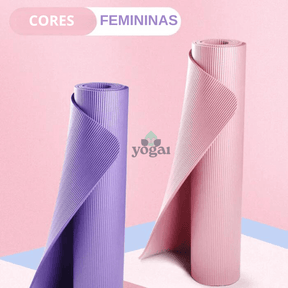 Tapete de Yoga TPE Super Grosso Antiderrapante 10mm Ecológico Impermeável - Yogai